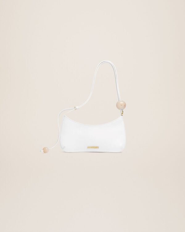 Jacquemus Le Bisou Perle  Beaded shoulder bag.