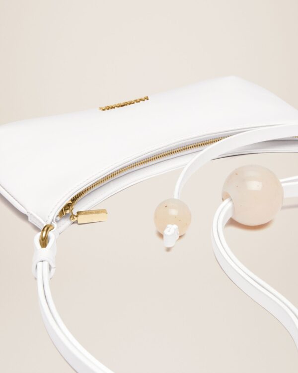 Jacquemus Le Bisou Perle  Beaded shoulder bag. - Image 6