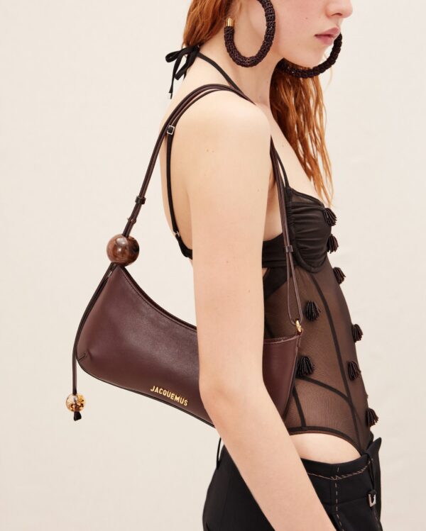 Jacquemus Le Bisou Perle  Beaded shoulder bag. - Image 2