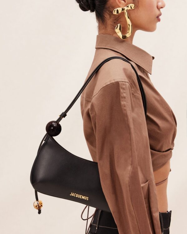Jacquemus Le Bisou Perle  Beaded shoulder bag. - Image 2