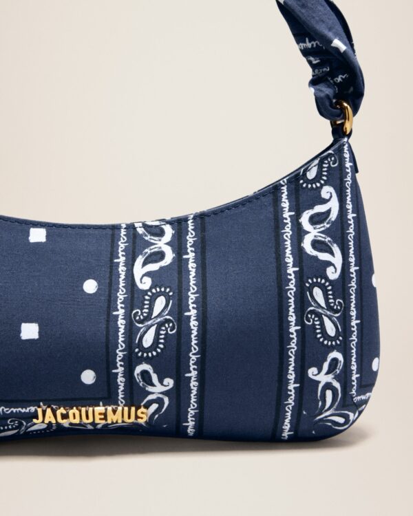 Jacquemus Le Bisou Bandana  Bandana shoulder bag. - Image 5