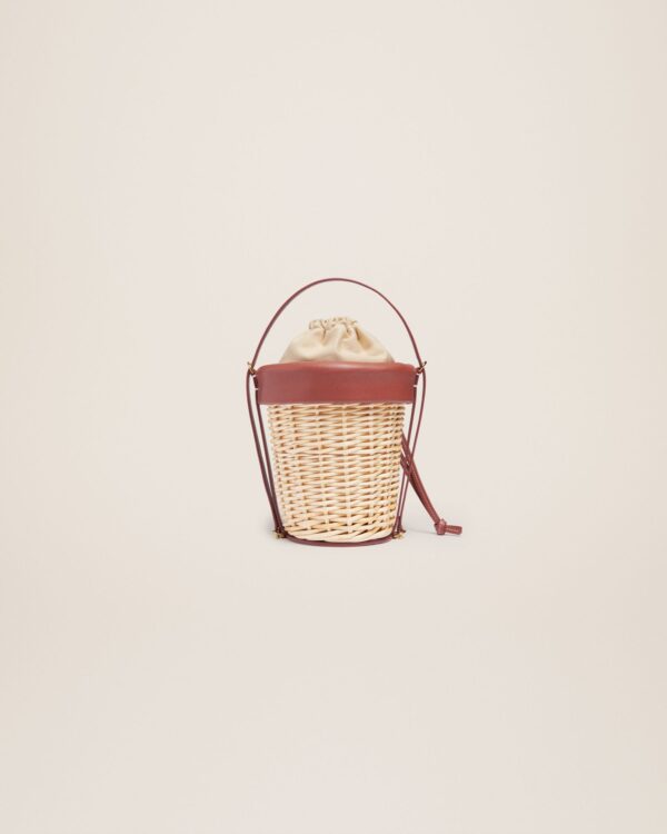 Jacquemus Le panier Seau  Wicker bucket basket. - Image 4