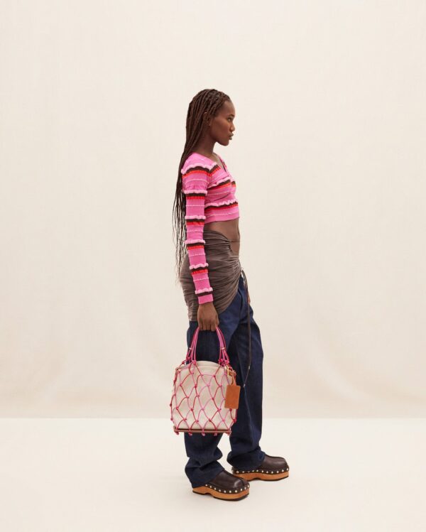 Jacquemus Le petit filet Pralu  Fishnet bag - Image 2