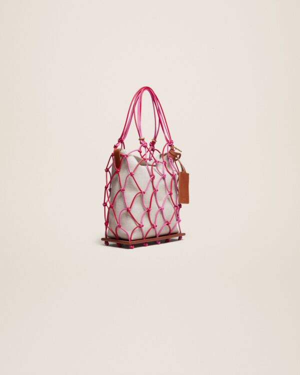Jacquemus Le petit filet Pralu  Fishnet bag - Image 3