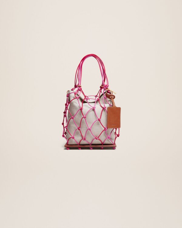 Jacquemus Le petit filet Pralu  Fishnet bag
