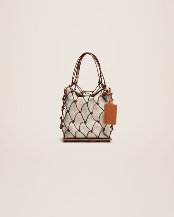 Jacquemus Le petit filet Pralu  Fishnet bag
