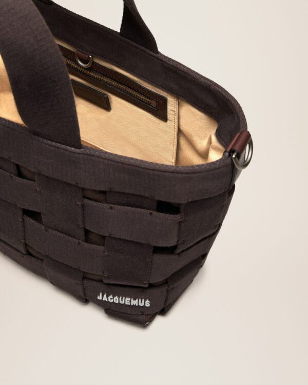 Jacquemus Le cabas Gros Grain  Grosgrain tote bag. - Image 7