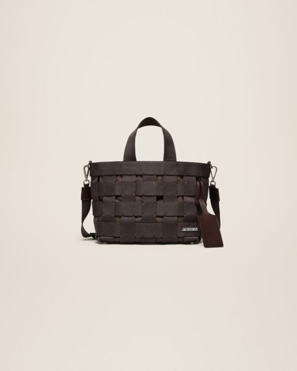 Jacquemus Le cabas Gros Grain  Grosgrain tote bag.