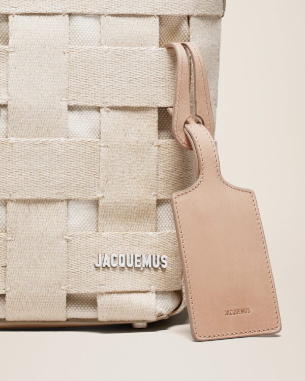 Jacquemus Le cabas Gros Grain  Grosgrain tote bag. - Image 6