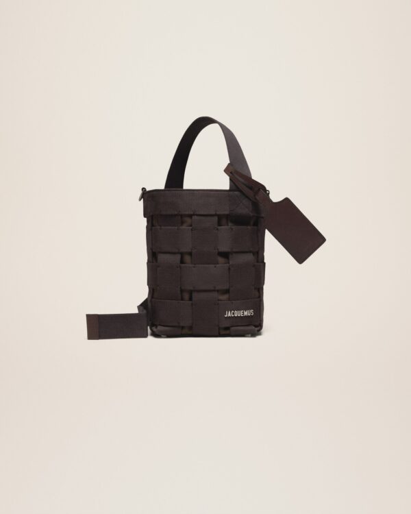 Jacquemus Le seau Gros Grain  Utility bucket bag.