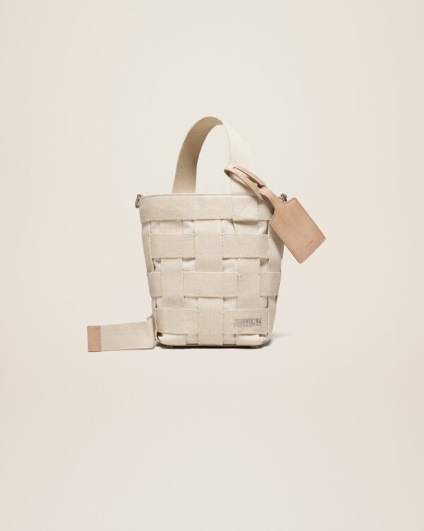 Jacquemus Le seau Gros Grain  Utility bucket bag.
