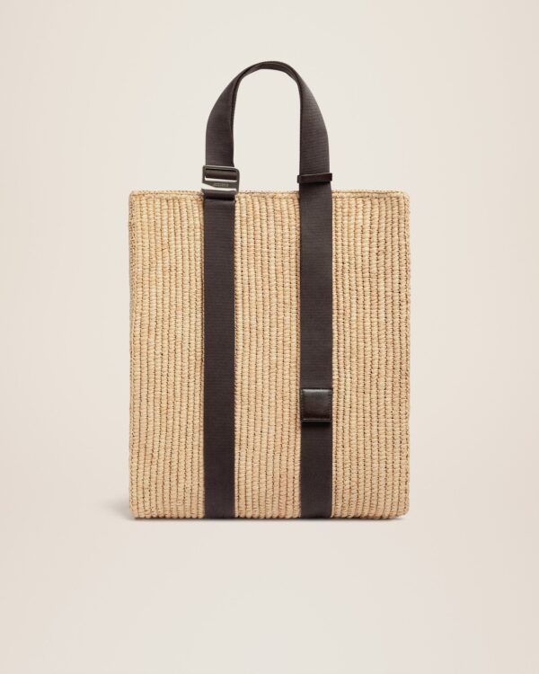 Jacquemus Le tote panier  Raffia tote bag. - Image 5