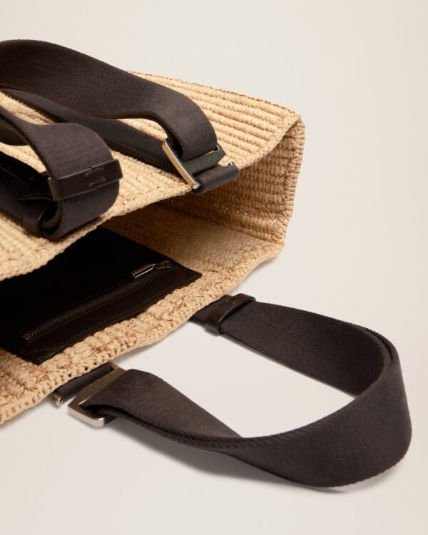 Jacquemus Le tote panier  Raffia tote bag. - Image 7