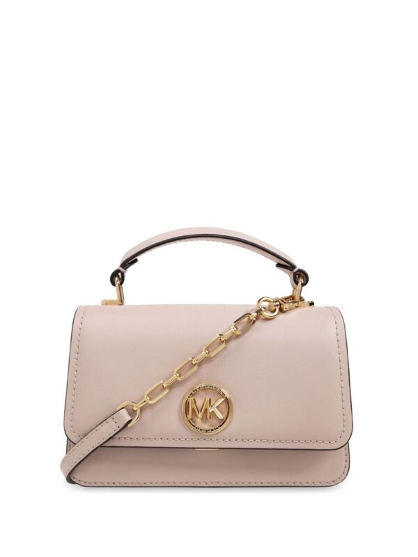 Michael Michael Kors logo-plaque leather tote bag