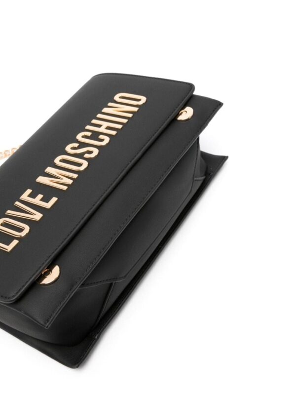 Love Moschino logo-lettering shoulder bag - Image 4