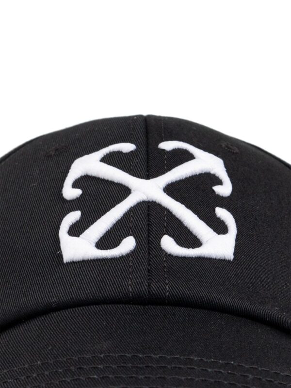 Off-White logo-embroidered cotton cap - Image 3