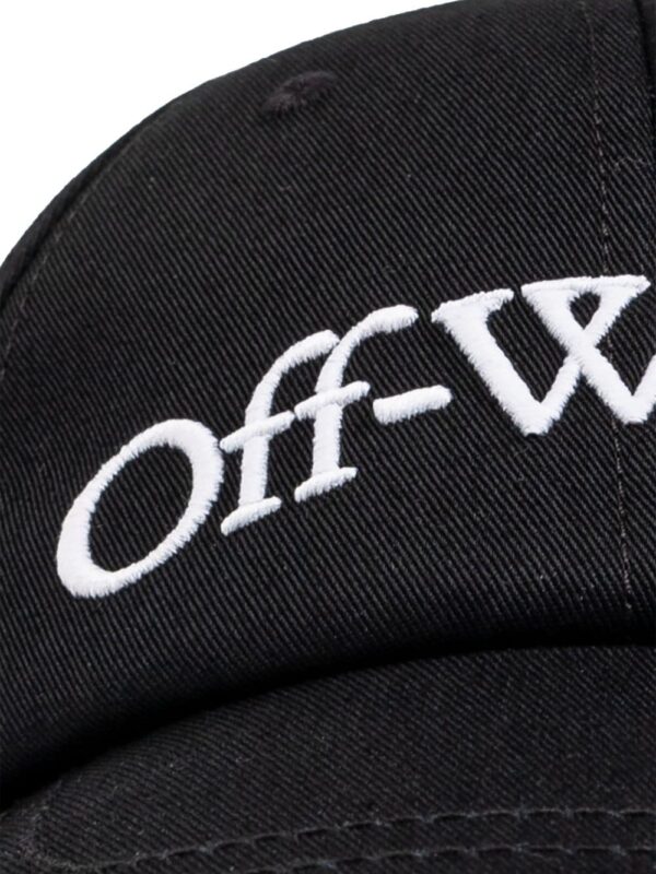 Off-White logo-embroidered cotton baseball cap - Image 3