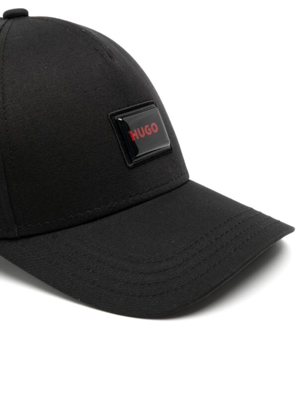 HUGO logo-patch cotton twill cap - Image 2