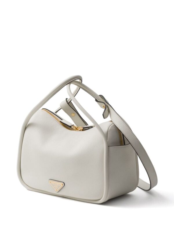 Prada logo hardware leather bag - Image 5