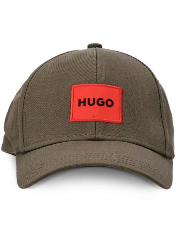 HUGO logo-patch cotton cap