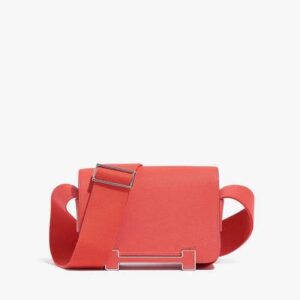 Hermès Geta Shoulder Bag in Rose Texas Chèvre Mysore bag