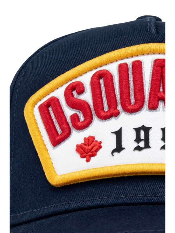 DSQUARED2 logo-appliqué cotton baseball cap - Image 4