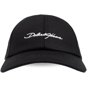 Dolce & Gabbana logo-appliqué cotton baseball cap