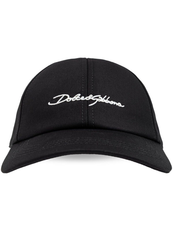 Dolce & Gabbana logo-appliqué cotton baseball cap