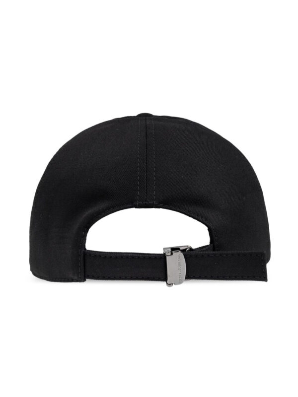 Dolce & Gabbana logo-appliqué cotton baseball cap - Image 3