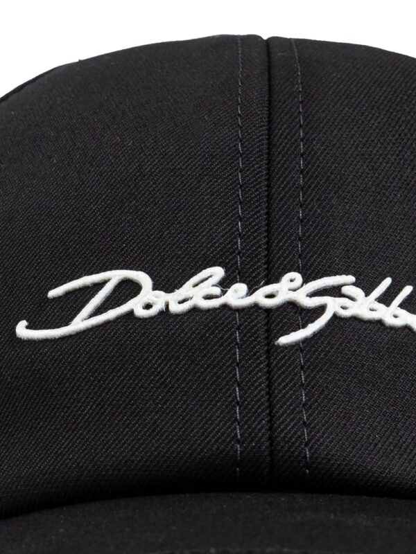 Dolce & Gabbana logo-appliqué cotton baseball cap - Image 4