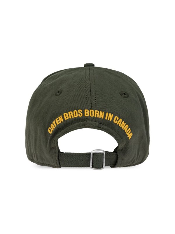 DSQUARED2 logo-appliqué cotton baseball cap - Image 3