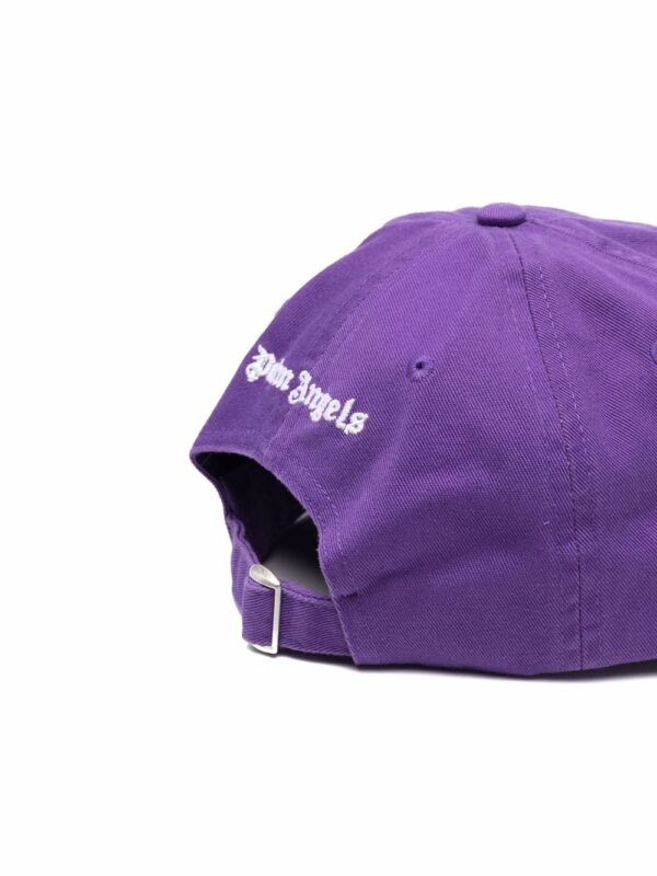 Palm Angels logo-embroidered cotton cap - Image 4
