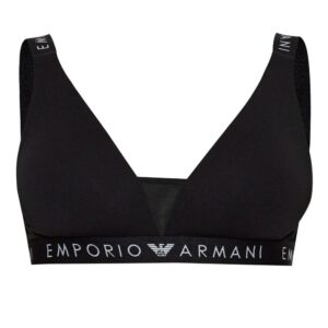 Emporio Armani Iconic logo-underband bra