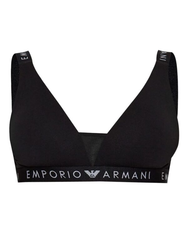 Emporio Armani  Iconic logo-underband bra