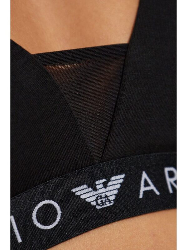 Emporio Armani  Iconic logo-underband bra - Image 4