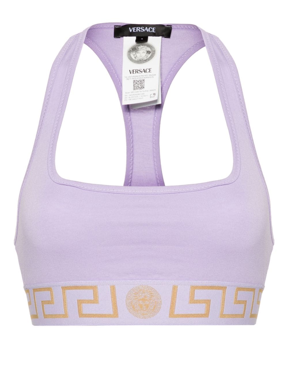 Versace Greca Border bralette