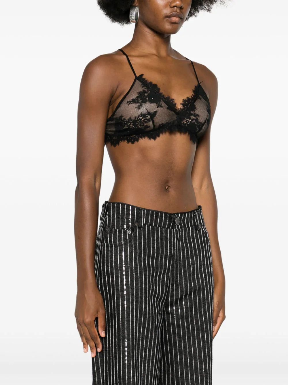 Semicouture scallop-edge lace bra - Image 3