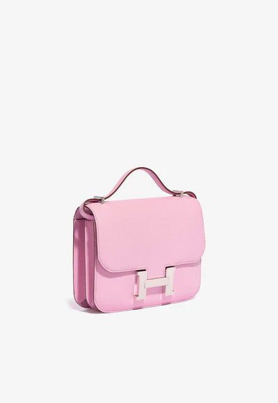 Hermès Constance 18 in Mauve Sylvestre Epsom with Palladium Hardware bag - Image 2