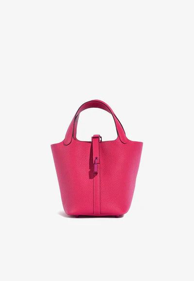 Hermès Picotin Lock 18 "SO PINK" in Rose Mexico Taurillon Clemence with Pink Hardware bag