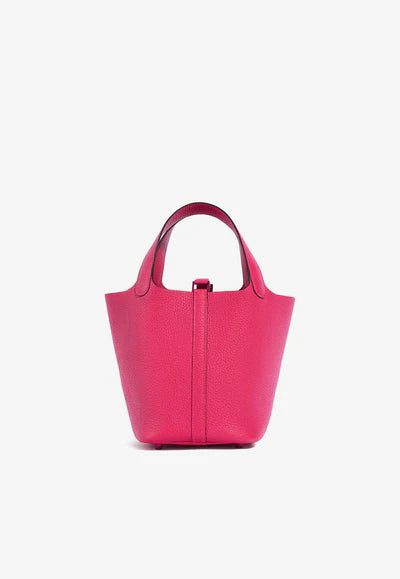 Hermès Picotin Lock 18 "SO PINK" in Rose Mexico Taurillon Clemence with Pink Hardware bag - Image 3
