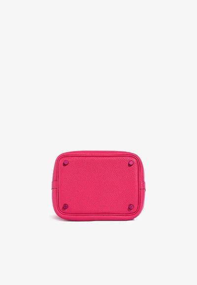 Hermès Picotin Lock 18 "SO PINK" in Rose Mexico Taurillon Clemence with Pink Hardware bag - Image 5