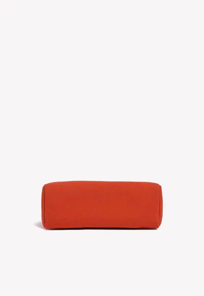 Hermès Herbag a Dos Backpack in Orange Mècano Toile and Rouge H Vache Hunter Leather bag - Image 3