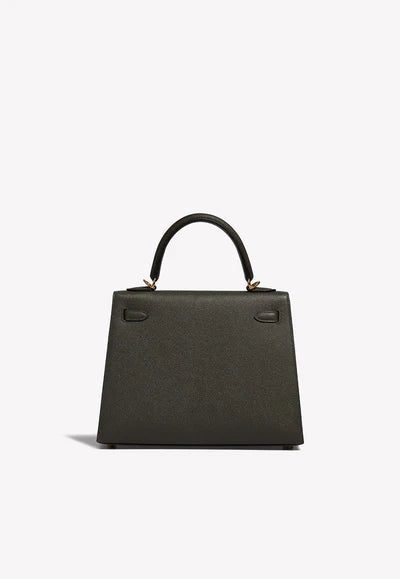Hermès Kelly 25 in Vert de Gris Epsom Leather with Gold Hardware bag - Image 2
