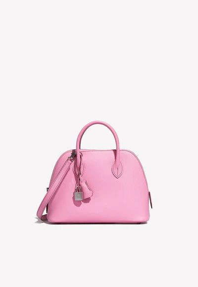 Hermès Bolide 25 in Bubblegum Epsom Leather with Palladium Hardware bag