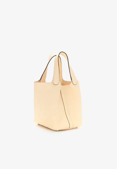 Hermès Picotin Lock 18 in Nata Taurillon Clemence with Palladium Hardware bag - Image 2