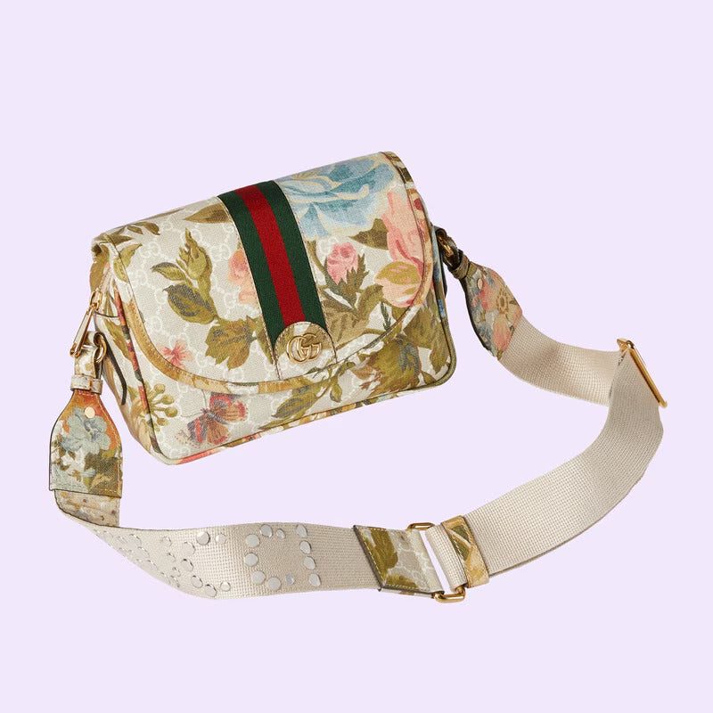 Gucci Ophidia GG Flora mini shoulder bag - Image 4