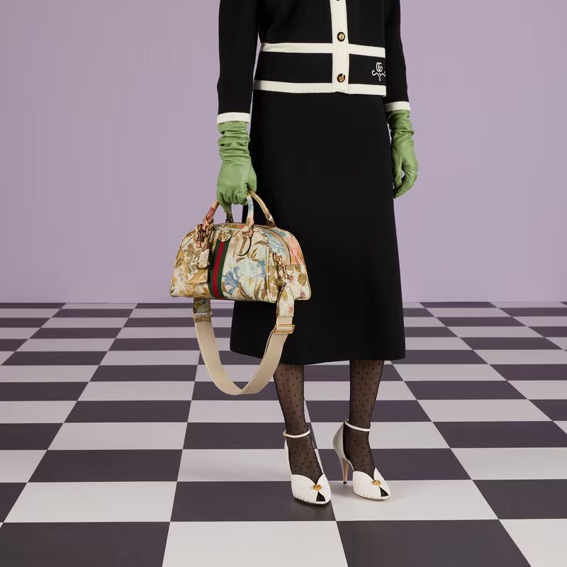 Gucci Ophidia GG Flora medium bag - Image 3