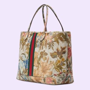 Gucci Ophidia GG Flora large tote bag