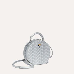Goyard The Alto Hatbox Trunk Bag - Silver Limited Edition