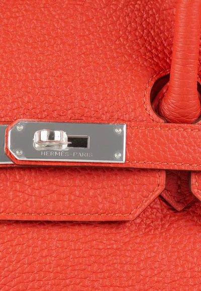 Hermès Birkin 35 in Capucine Togo with Palladium Hardware bag - Image 5